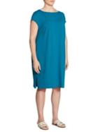 Eileen Fisher, Plus Size Cap Sleeve Dress