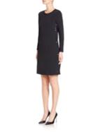 Calvin Klein Collection Filipa Stretch-cady Button Dress