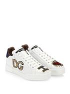 Dolce & Gabbana Embroidered Detail Sneakers
