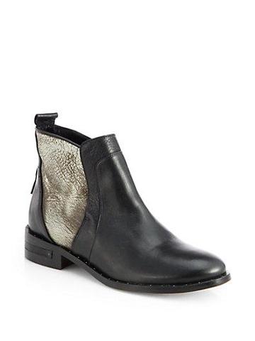 Freda Salvador Star Leather Ankle Boots