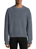 3.1 Phillip Lim Cropped Boxy Wool Blend Sweater