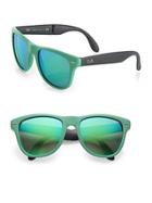 Ray-ban Folding Round Rubber Wayfarer Sunglasses