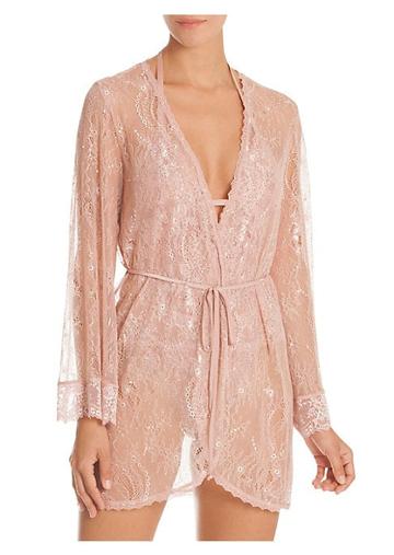 In Bloom Blush Lace Wrapper