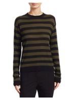 Akris Punto Striped Wool Sweater