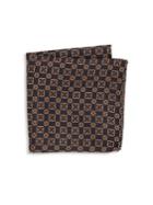 Saks Fifth Avenue Collection Floral Silk Pocket Square