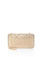 Judith Leiber Smooth Rectangle Studded Crystal Clutch
