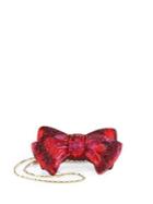 Judith Leiber Bow Crystal Convertible Clutch