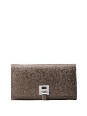 Michael Kors Collection Textured Leather Continental Wallet