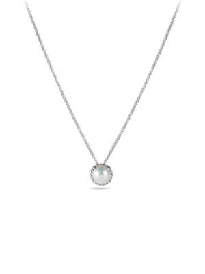 David Yurman Chatelaine Pearl Pendant Necklace