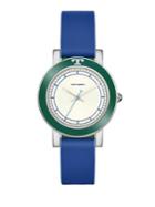 Tory Burch Ellsworth Stainless Steel Leather-strap Watch