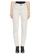 Isabel Marant Lorrick Cotton High Waist Jeans