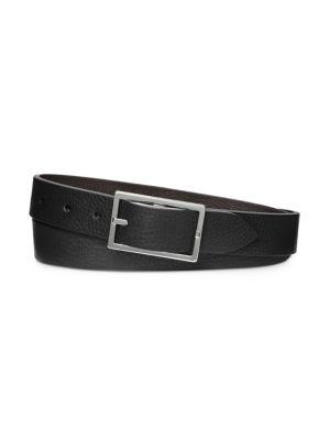 Shinola Four-notch Leather Belt