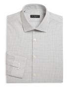 Saks Fifth Avenue Collection Grid Dress Shirt