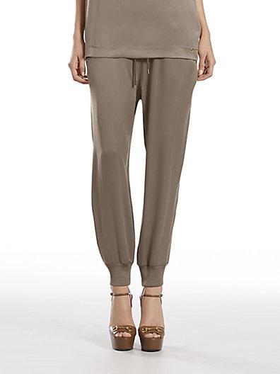 Gucci Silk Drawstring Pants