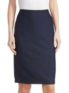 Emporio Armani Diamond Jacquard Pencil Skirt