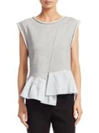 3.1 Phillip Lim French Terry Cotton Top