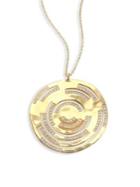 Ippolita Senso&trade; Extra-large Staggered Diamond Pave & 18k Yellow Gold Pendant Necklace