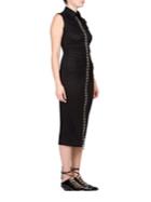 Givenchy Zip-front Grommet Dress
