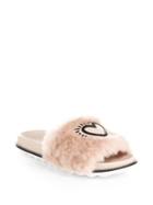Coach Coach X Keith Haring Fur & Leather Slides