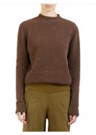 Rick Owens Wool-blend Crop Sweater