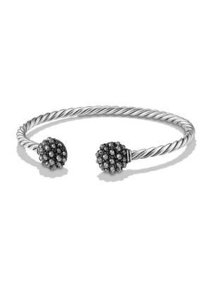David Yurman Osetra End Station Bracelet With Faceted Hematine