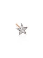 Kismet By Milka Heroine Star Diamond & 14k Rose Gold Single Stud Earring