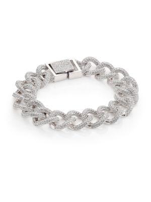 Adriana Orsini Pave Curb Chain Bracelet