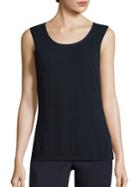 Lafayette 148 New York Solid Scoopneck Shell