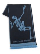 Alexander Mcqueen Oversized Skeleton Scarf