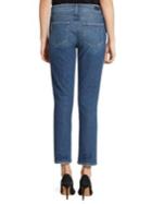 Paige Jacqueline Embroidered Straight-leg Jeans