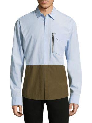 P.l.c. Colorblock Button-front Shirt