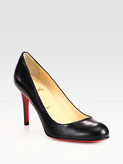 Christian Louboutin Simple 85 Leather Pumps