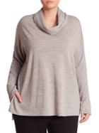 Eileen Fisher, Plus Size Cowlneck Box Top