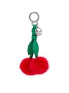 Fendi Mink Fur & Leather Cherries Bag Charm