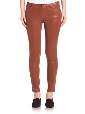 7 For All Mankind Coated Ankle Skinny Jeans