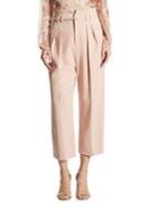 Red Valentino High-waist Cropped Wide-leg Pants
