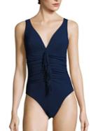 Karla Colletto Swim Reina Silent Ruched One-piece Swimsuit