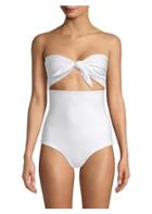 Mikoh Swimwear Lana Strapless One-piece Swimsuit