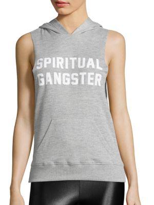 Spiritual Gangster Sleeveless Muscle Hoodie