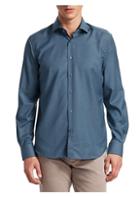 Saks Fifth Avenue Collection Solid Denim Shirt
