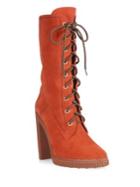Tod's Lace-up Block Heel Boots