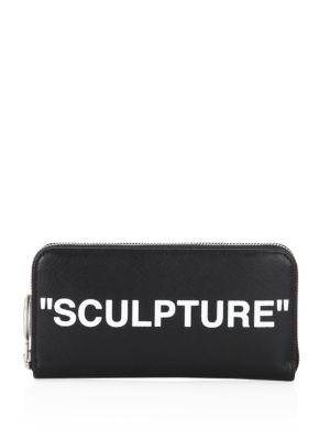 Off-white Sculpture Leather Wallet