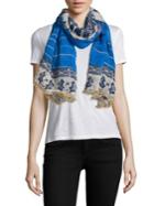 Yigal Azrouel Cashmere Printed Scarf