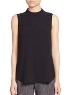 Eileen Fisher Silk Mockneck Top