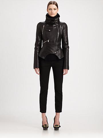 Alexander Mcqueen Leather Motorcycle Jacket