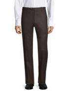 Kiton Straight-fit Flannel Trousers