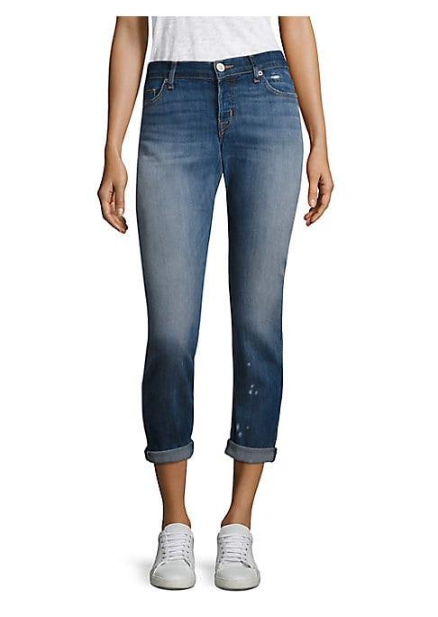 Hudson Jeans Riley Relaxed Cropped Straight-leg Jean