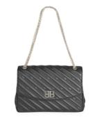 Balenciaga Chain Leather Crossbody Bag