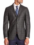 Saks Fifth Avenue Collection Check Sportcoat