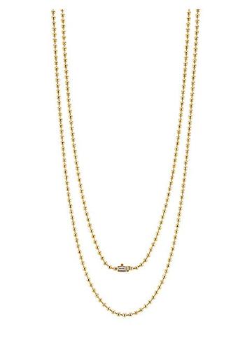 Maria Canale Flapper 18k Yellow Gold & Diamond Single Strand Necklace